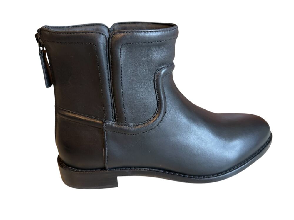Johnston & Murphy Darby Calfskin Leather Ankle Boots Black 7